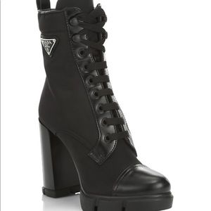 Prada heel boots